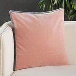 Product Image 1 for Bryn Solid Blush/ Gray Throw Pillow from Jaipur 
