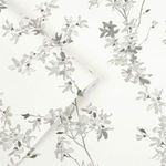 Product Image 1 for Laura Ashley Forsythia Steel Floral Wallpaper from Graham & Brown