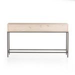 Back panel smooth light poplar wood without handles or openings