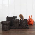 Product Image 1 for Dakota Rattan Tank Tray Small Rectangular from Red Egg