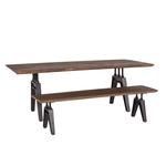 Product Image 1 for Dakota 68 Inch Dining Bench With Cast Iron Base from World Interiors