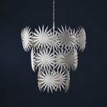 Product Image 7 for Bismarkia Large White Chandelier from Currey & Company