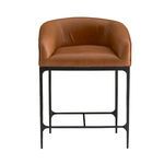 Product Image 2 for Osbourne Brown Russet Leather Counter Stool from Arteriors