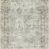 Narrow vertical runner style Rosette rug with faded traditional motif pattern