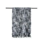 Product Image 1 for Chunky Knit Grey & White Throw With Fringe from Creative Co-Op