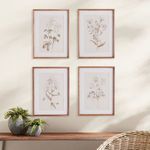 Product Image 4 for Fleur De Blanc Prints, Set Of 4 from Napa Home And Garden