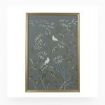 Product Image 1 for Buckhead Silver Cockatoo Panel from Chelsea House