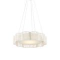 Product Image 10 for Ancroft White Scalloped Paper Twine Chandelier from Currey & Company