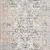 Lucia Grey / Sunset runner rug variant with the same vintage medallion motif in a narrow, elongated shape