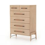 Product Image 3 for Rosedale 6 Drawer Tall Dresser Yucca Oak from Four Hands