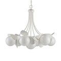 Product Image 3 for Effloresce White Chandelier from Currey & Company