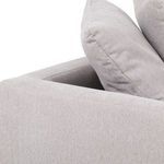 Product Image 3 for Brady Single Chaise Vail Silver - Left Arm Facing from Four Hands