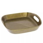 Product Image 1 for Mackenzie Square Tray   Brass from Homart