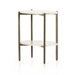 Product Image 1 for Vesper Oval Nightstand- Taupe Marble from Four Hands