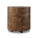 Product Image 2 for Hudson Dark Bark Paper Round End Table from Four Hands