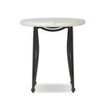 Product Image 1 for Idalia White Marble Outdoor End Table from Four Hands