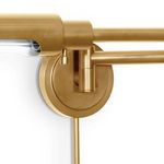Product Image 4 for Noble Steel Swing Arm Task Sconce - Natural Brass from Regina Andrew Design