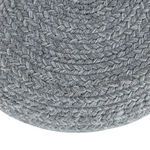 Product Image 1 for Grayton Indoor/ Outdoor Solid Heather Blue Cylinder Pouf from Jaipur