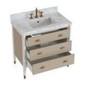Product Image 4 for Aster 36" Vanity with Rectangular Undermount Sink from Currey & Company