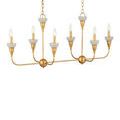 Product Image 1 for Aurelia Frost Rectangular Chandelier from Currey & Company