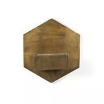 Product Image 2 for Ozur Hexagon Wall Planter Brass from Four Hands
