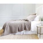 Product Image 3 for Brussels Quilted Cotton Queen Coverlet - Walnut from Pom Pom at Home