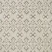 Neda Natural Ivory traditional rug with geometric patterns in varying pile heights and warm taupe on creamy ivory background