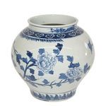 Product Image 3 for Blue & White Bird Floral Open Top Jar from Legend of Asia