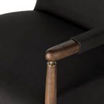 Product Image 8 for Markia Brickhouse Black Leather Accent Chair from Four Hands