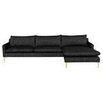 Product Image 2 for Anders Salt & Pepper Right Facing Chaise Sectional from Nuevo