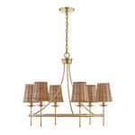 Product Image 5 for Ashbury Chandelier in Warm Brass from Savoy House 