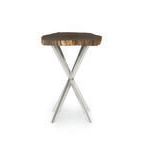 Product Image 1 for Interiors Black Petrified Chairside Table from Bernhardt Furniture