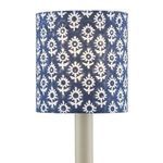 Product Image 1 for Block-Print Navy Drum Chandelier Shade from Currey & Company