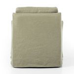 Product Image 5 for Monette Green Linen Slipcover Swivel Chair - Brussels Khaki from Four Hands