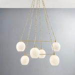 Product Image 5 for Asbury Park 6-Light Chandelier - Aged Brass from Hudson Valley