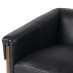 Product Image 7 for Cairo Top Grain Leather Chair - Harrison Black from Four Hands