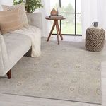Product Image 2 for Williamsburg Hand-Knotted Trellis Gray/ Beige Rug from Jaipur 