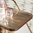 Product Image 7 for Commerce and Market Walnut Wine and Bar Cart from Hooker Furniture