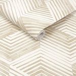 Product Image 3 for Nicole Miller Geo Movement Twine Peel & Stick Wallpaper from Graham & Brown