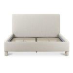 Ichigo bed frame without mattress showing slatted support system from front