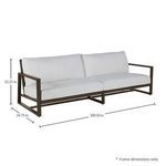 Product Image 12 for Avondale Aluminum Sofa from Summer Classics