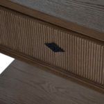 Product Image 19 for Andrea Oak Wood Nightstand - 1 Drawer, Antique Bronze from Gabby