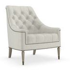 Product Image 1 for Gray Fabric Modern Classic Elegance Chair from Caracole