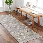 Product Image 3 for Manisa Global Medium Wool Gray / Brown Rug - 2'6" x 8' from Surya