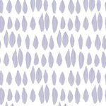 Matte wallpaper with scattered vertical lavender leaf shapes on a white background, showcasing a subtle lilac hue and soft...