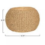 Product Image 1 for Wynnie Seagrass Pouf from Creative Co-Op