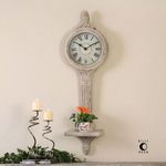 Product Image 1 for Louisa Antiqued Ivory Wall Clocks from Uttermost