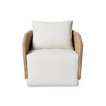 Product Image 13 for Maven Upholstered Alessi Linen Outdoor Swivel Chair from Four Hands
