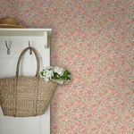 Product Image 2 for Laura Ashley Loveston Coral Pink Removable Wallpaper from Graham & Brown