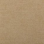 Close-up view of light tan poly-linen upholstery texture of Ethel Sofa